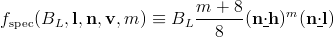 Deferred lighting equation 10