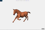 webgl / morphtargets / horse