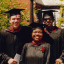 Toler-Franklin, Corey - graduating with David Hart and Mahesh Ramas