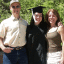 Robertz, Wayne - with wife Dianne and daughter Sarah May 2004